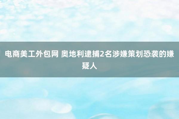 电商美工外包网 奥地利逮捕2名涉嫌策划恐袭的嫌疑人